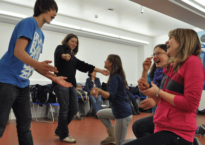 Klassenfahrt nach Brighton: Workshop "Unser Globe"