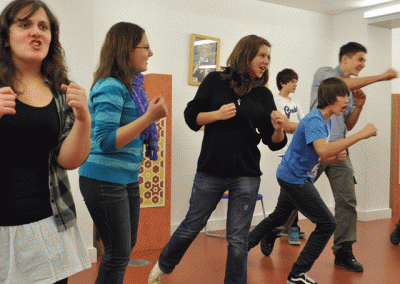 Klassenfahrt nach England: Workshop "Unser Globe"