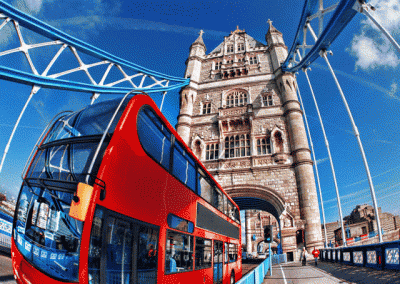 Klassenfahrt nach Eastbourne: Stadtrundfahrt