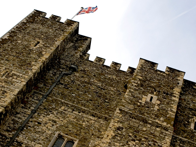 Schulfahrt England: Ausflug zum Dover Castle (Türme)